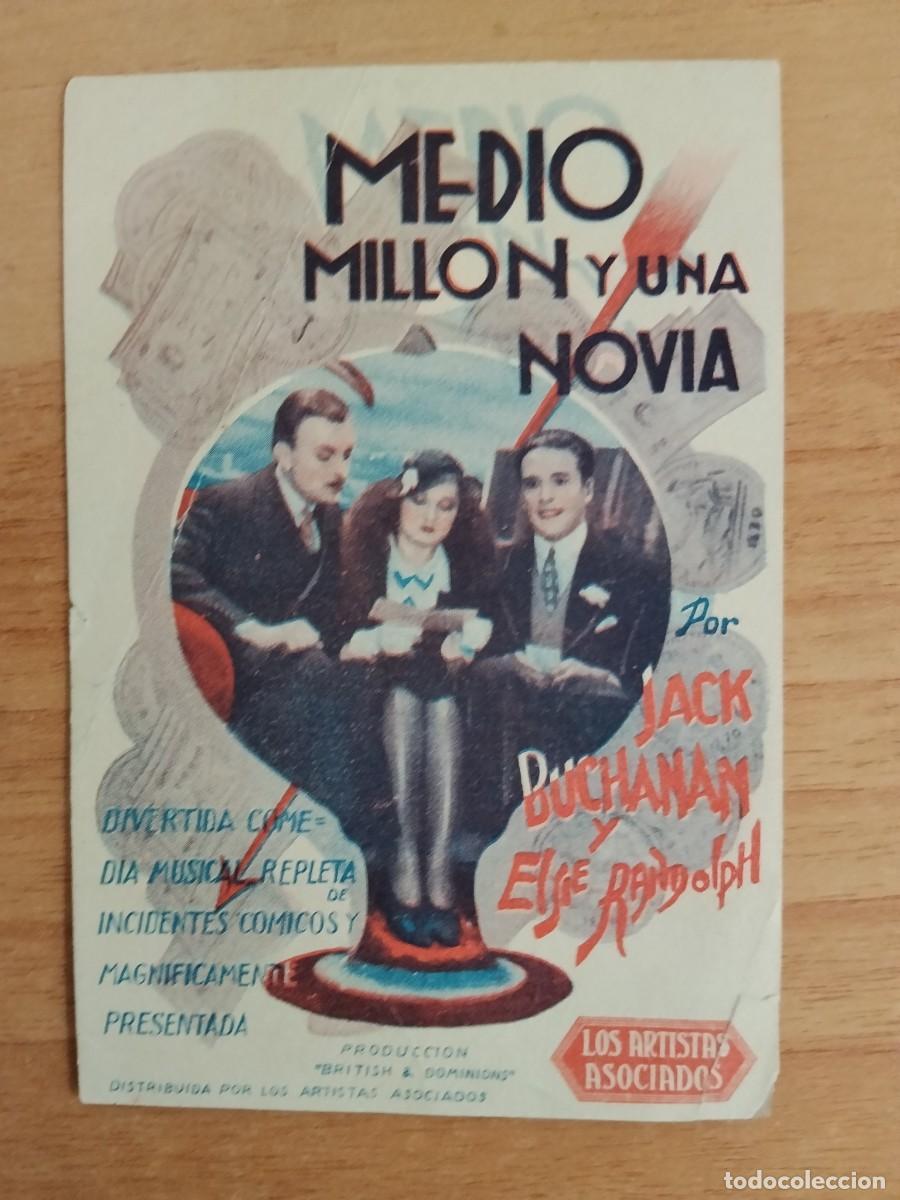 Cine: MORADO-- PROGRAMA DE CINE ----MEDIO MILLON Y UNA NOVIA