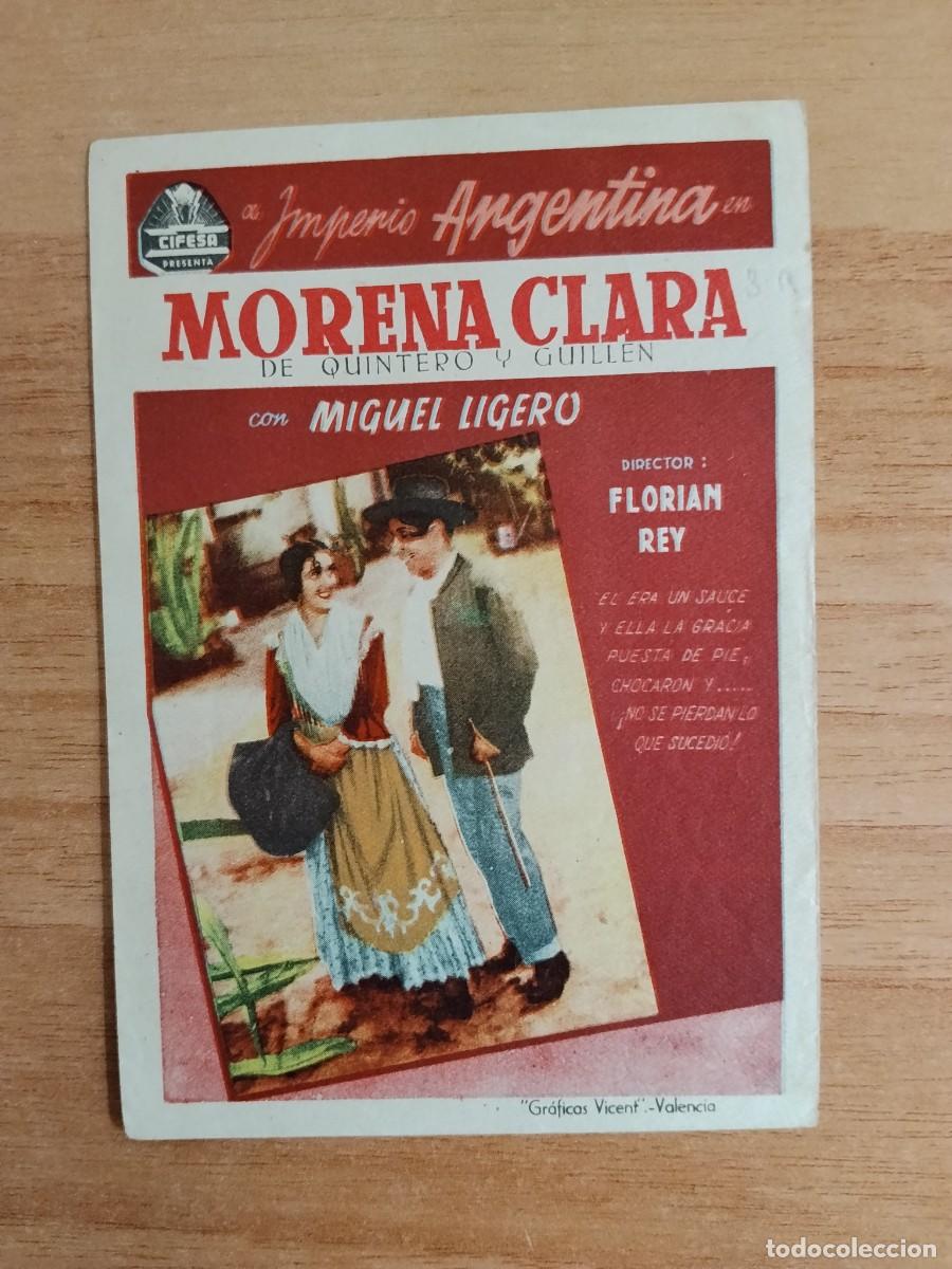Cine: MORADO-- PROGRAMA DE CINE ----MORENA CLARA