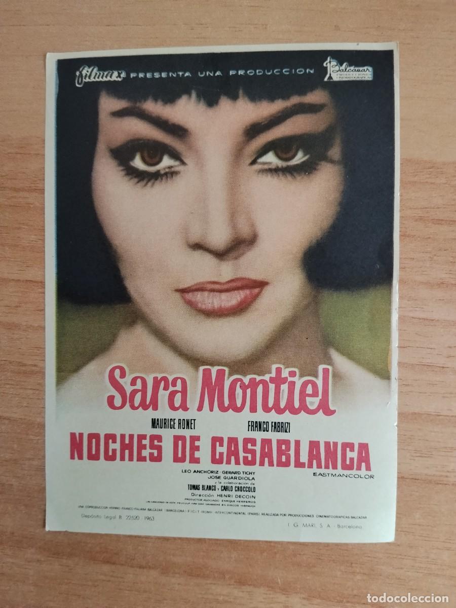 Cine: MORADO-- PROGRAMA DE CINE ---NOCHES DE CASABLANCA