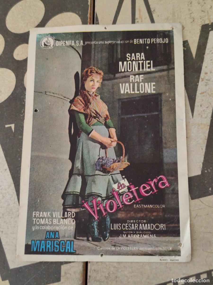 Cine: La violetera con publicidad Cine Jerezano