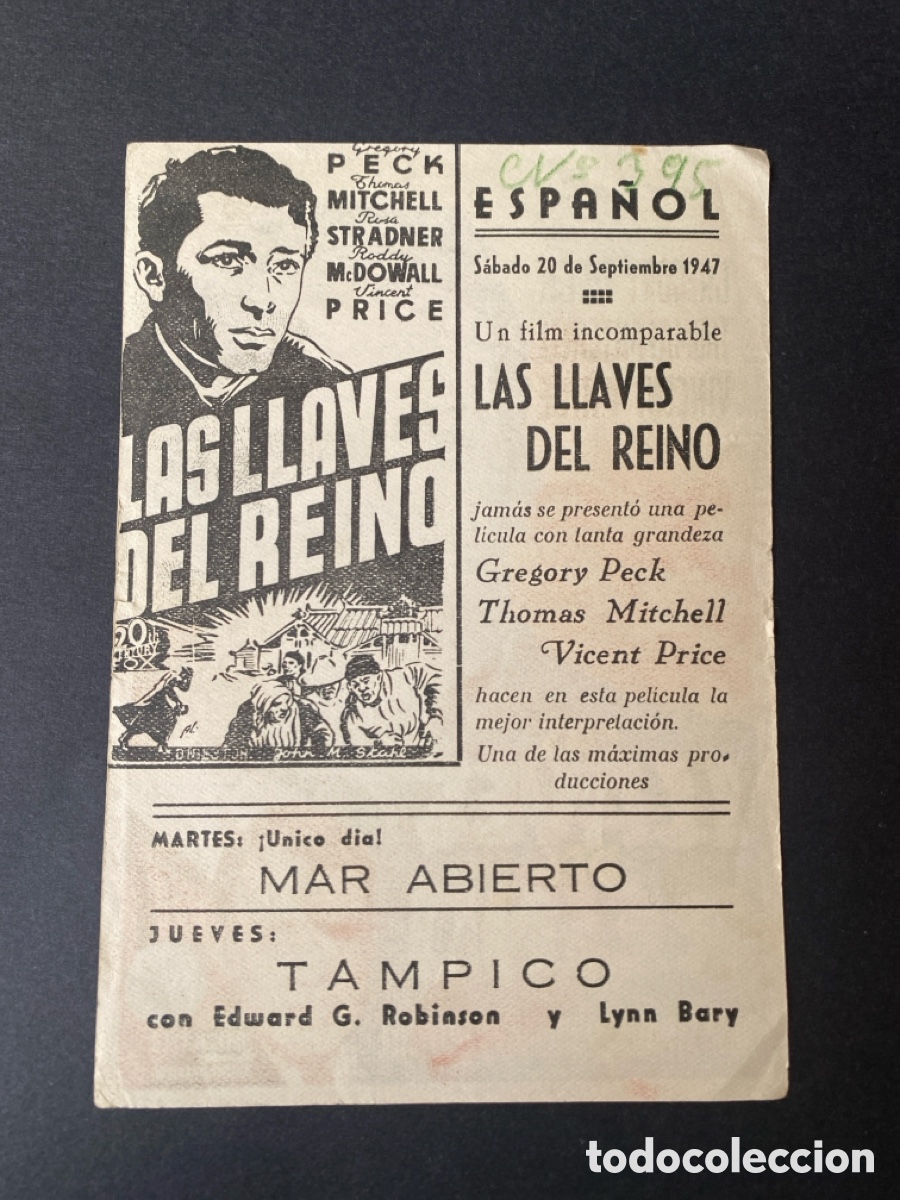 Cine: Programa de cine Las llaves del reino - Foto 2