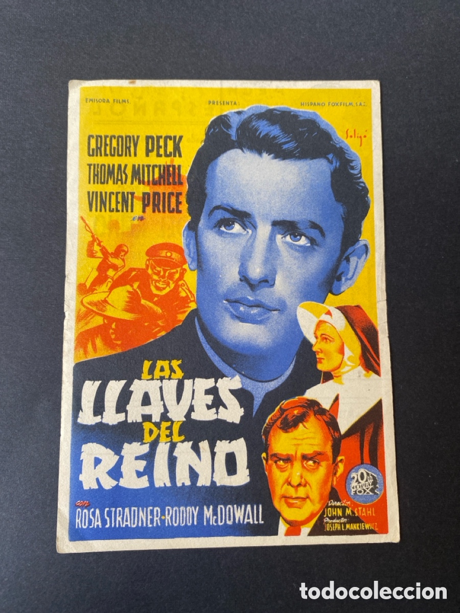 Cine: Programa de cine Las llaves del reino