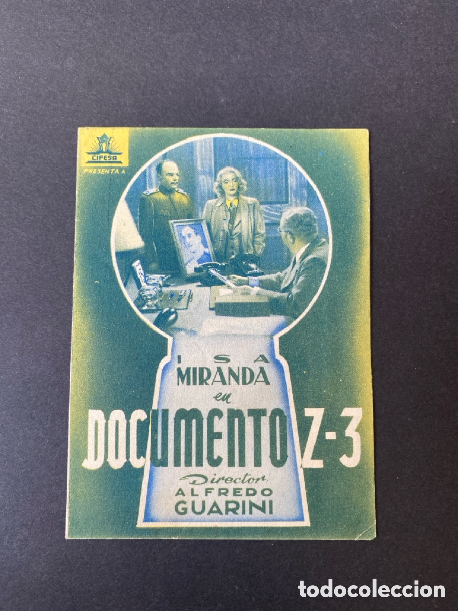 Cine: Programa de cine Documento Z-3