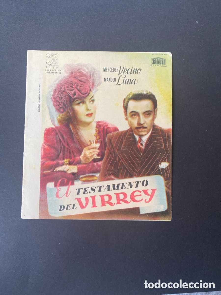 Cine: Programa de cine El testamento del virrey