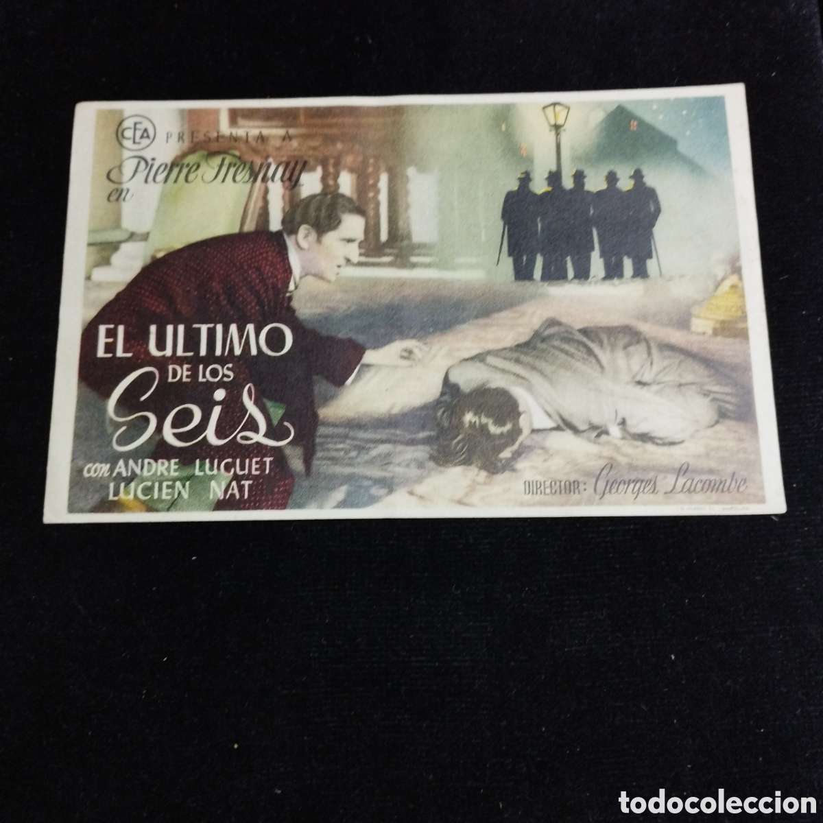 Cine: Programa de cine sencillo. El &uacute;ltimo de los seis. Andr&eacute; Luguet. Lucien Nat. Sp