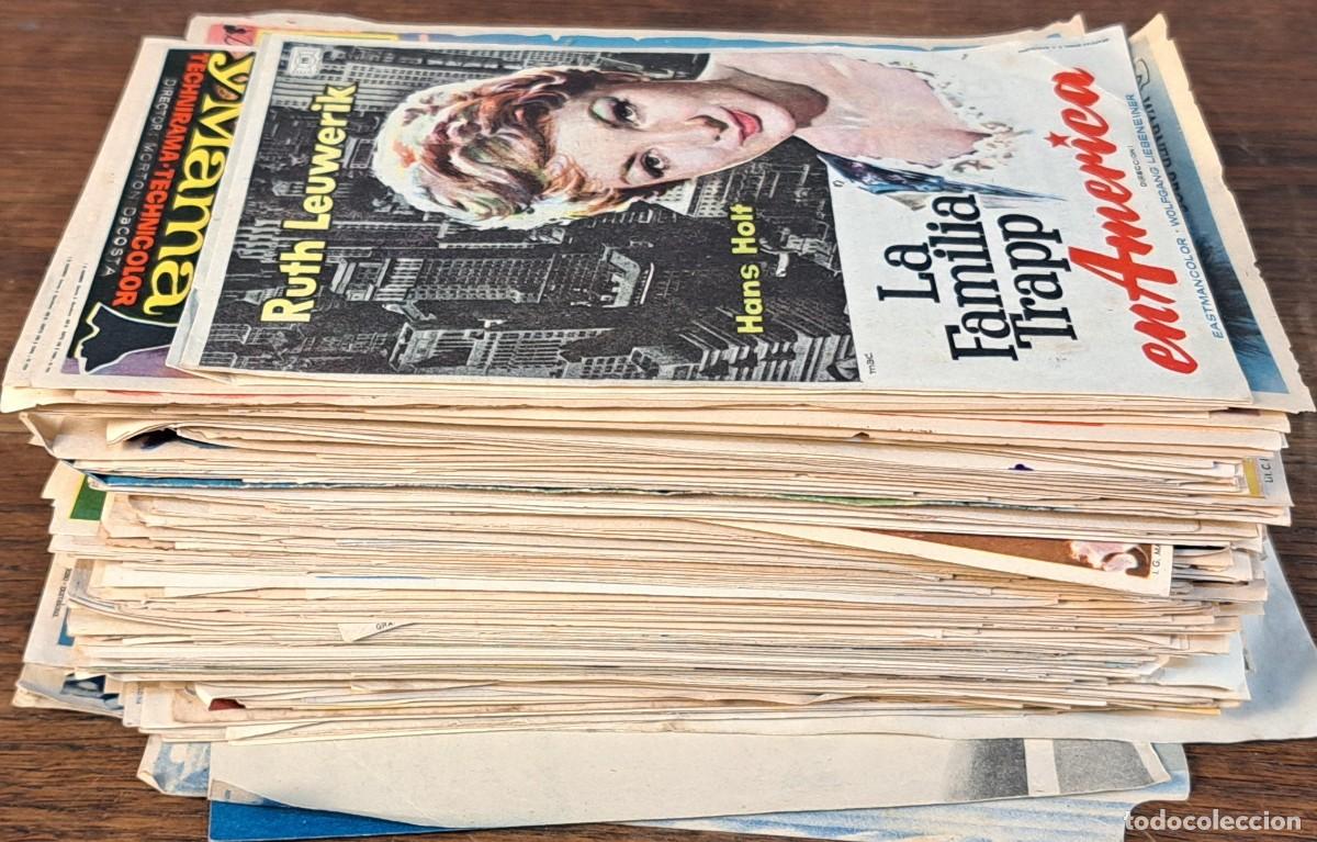 Cine: Programas de cine, lote de mas de 350 folletos de mano, a&ntilde;os 1952 al 1960 Cines de Matar&oacute;