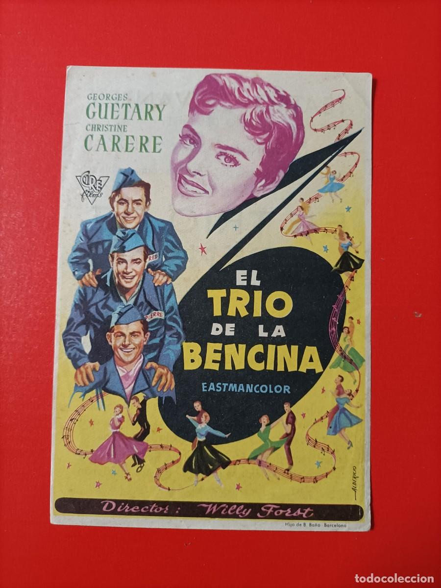 Cine: EL TRIO DE LA BENCINA. C/P. TEATRO CERVANTES DE M&Aacute;LAGA. EST&Aacute; NUEVO. GEORGES GUETARY.