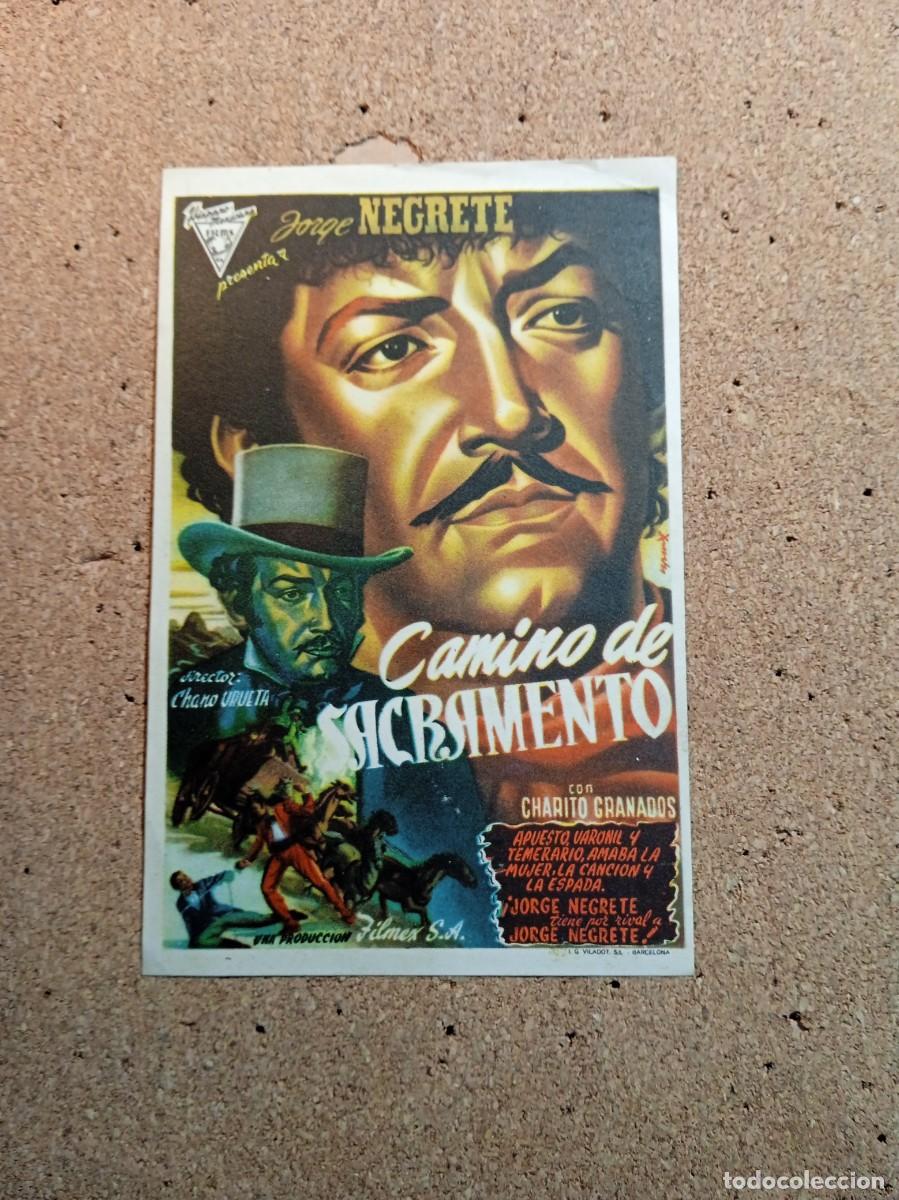  Flyers Publicitaires de films Anciens: FOLLETO DOBLE SIN PUBLICIDAD