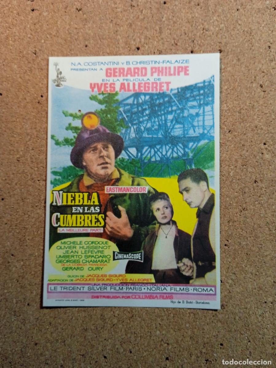  Flyers Publicitaires de films Anciens: FOLLETO DOBLE SIN PUBLICIDAD