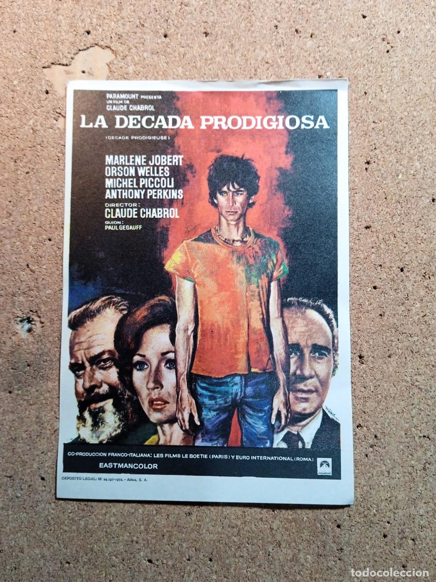  Flyers Publicitaires de films Anciens: FOLLETO DOBLE SIN PUBLICIDAD