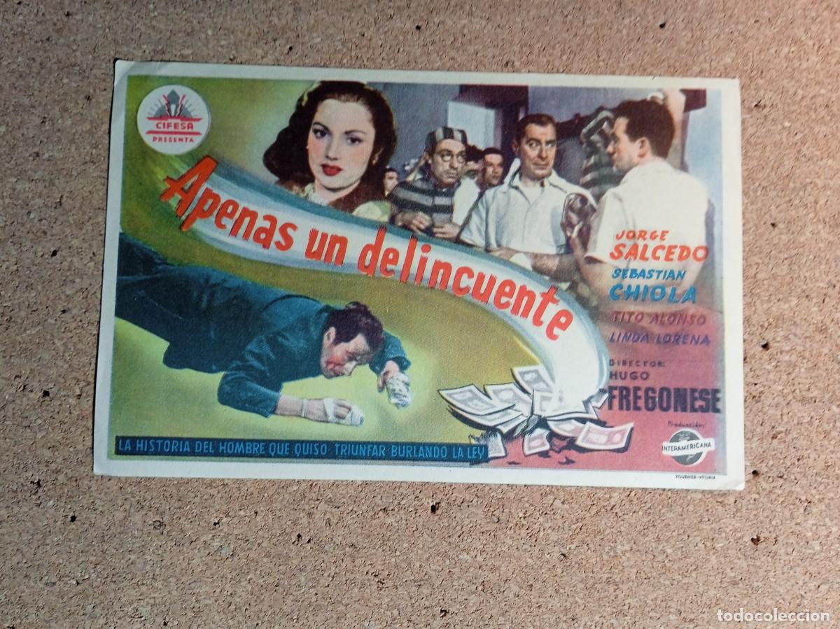  Foglietti di film di film antichi di cinema: FOLLETO DOBLE SIN PUBLICIDAD