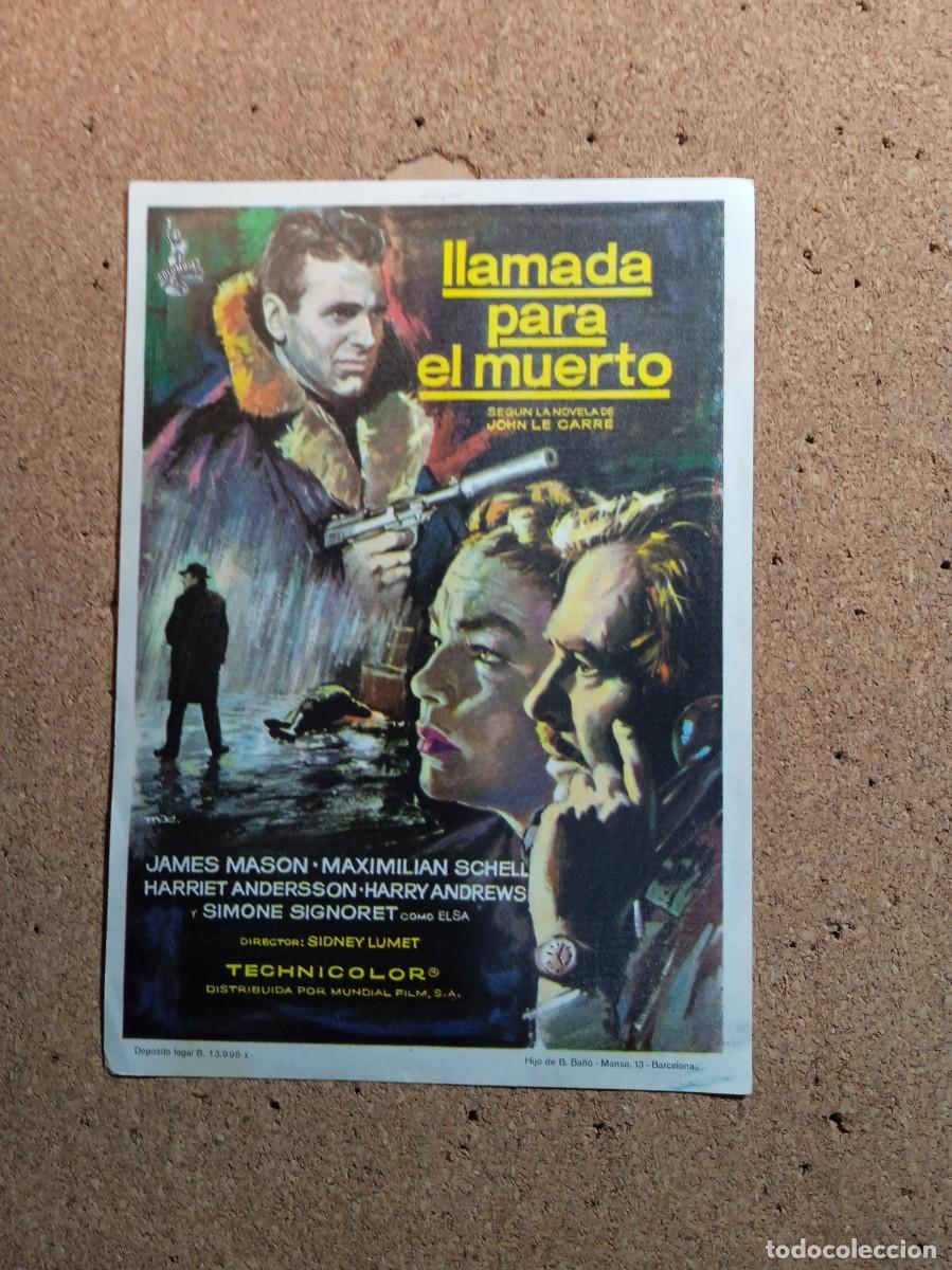  Foglietti di film di film antichi di cinema: FOLLETO DOBLE SIN PUBLICIDAD