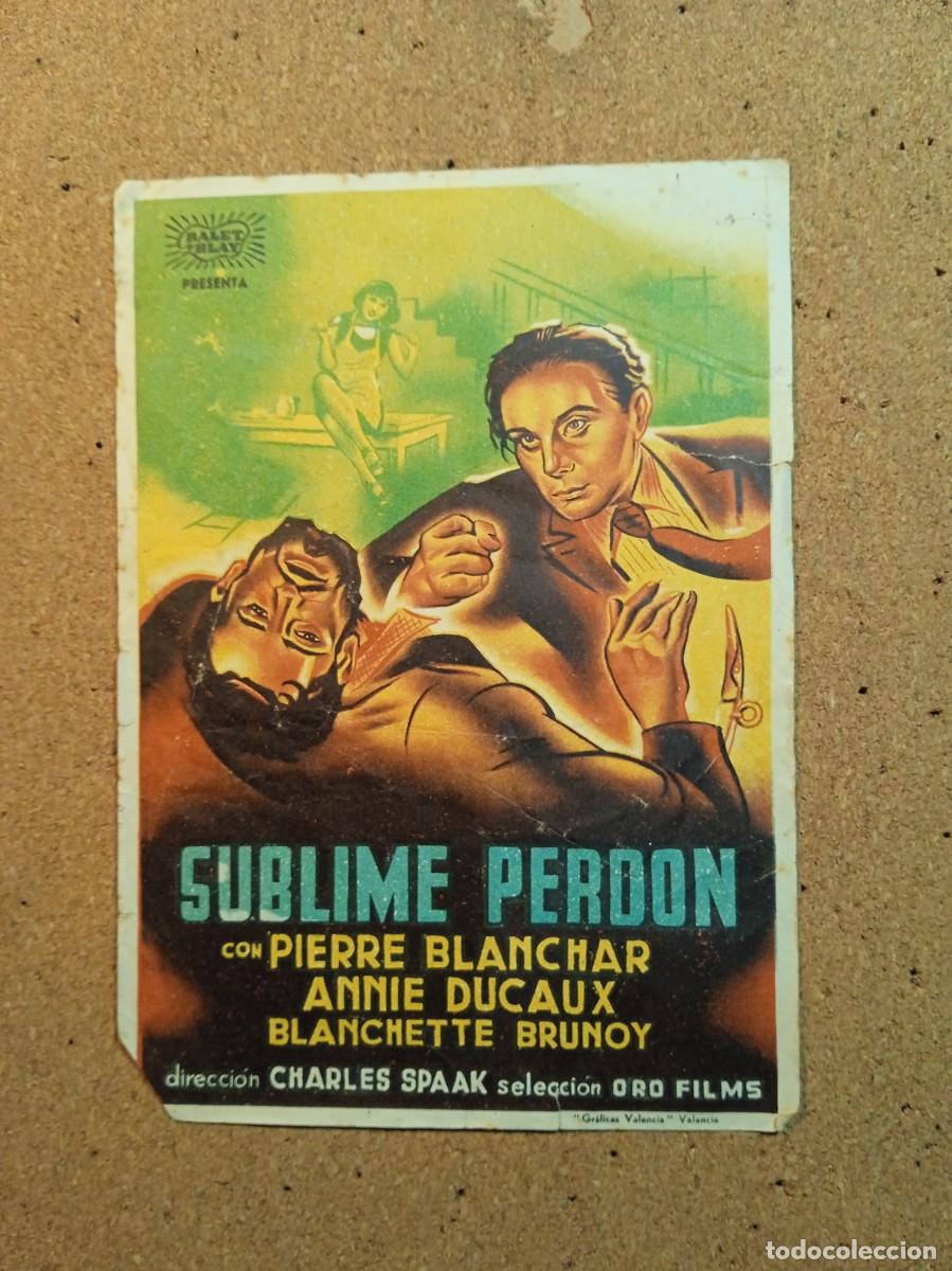 Folhetos de m&atilde;o de filmes antigos de cinema: FOLLETO DOBLE SIN PUBLICIDAD