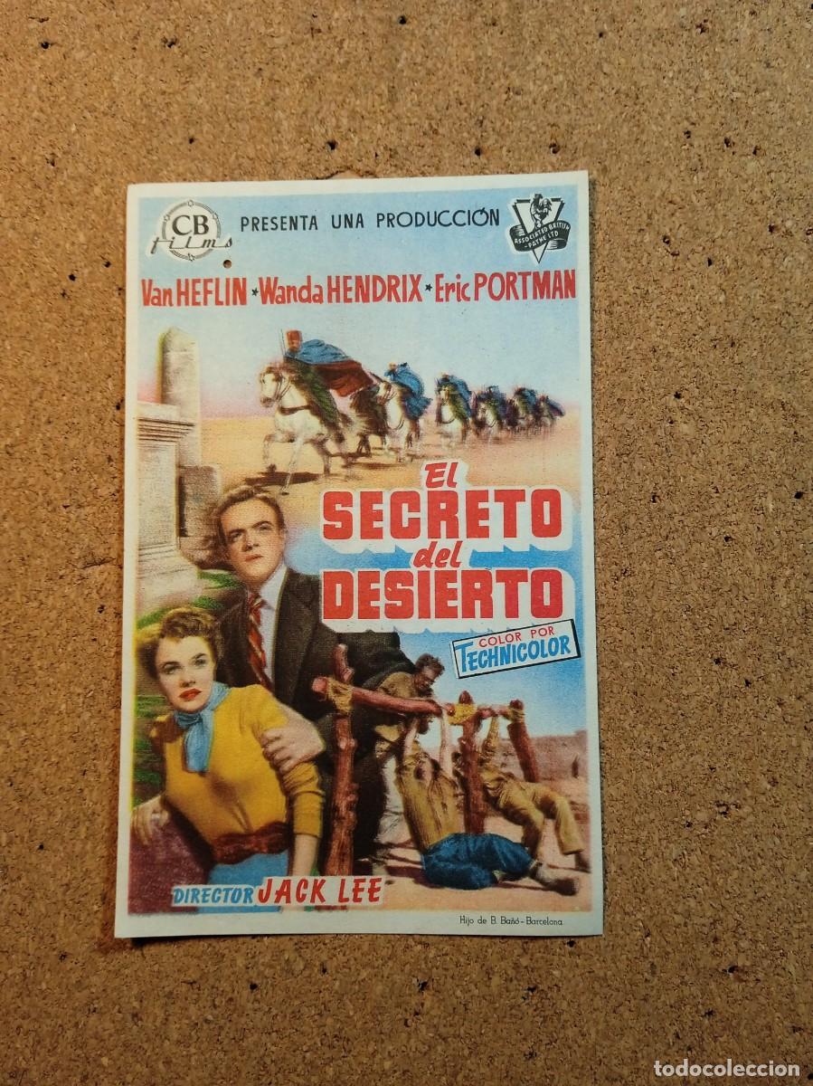  Foglietti di film di film antichi di cinema: FOLLETO DOBLE SIN PUBLICIDAD