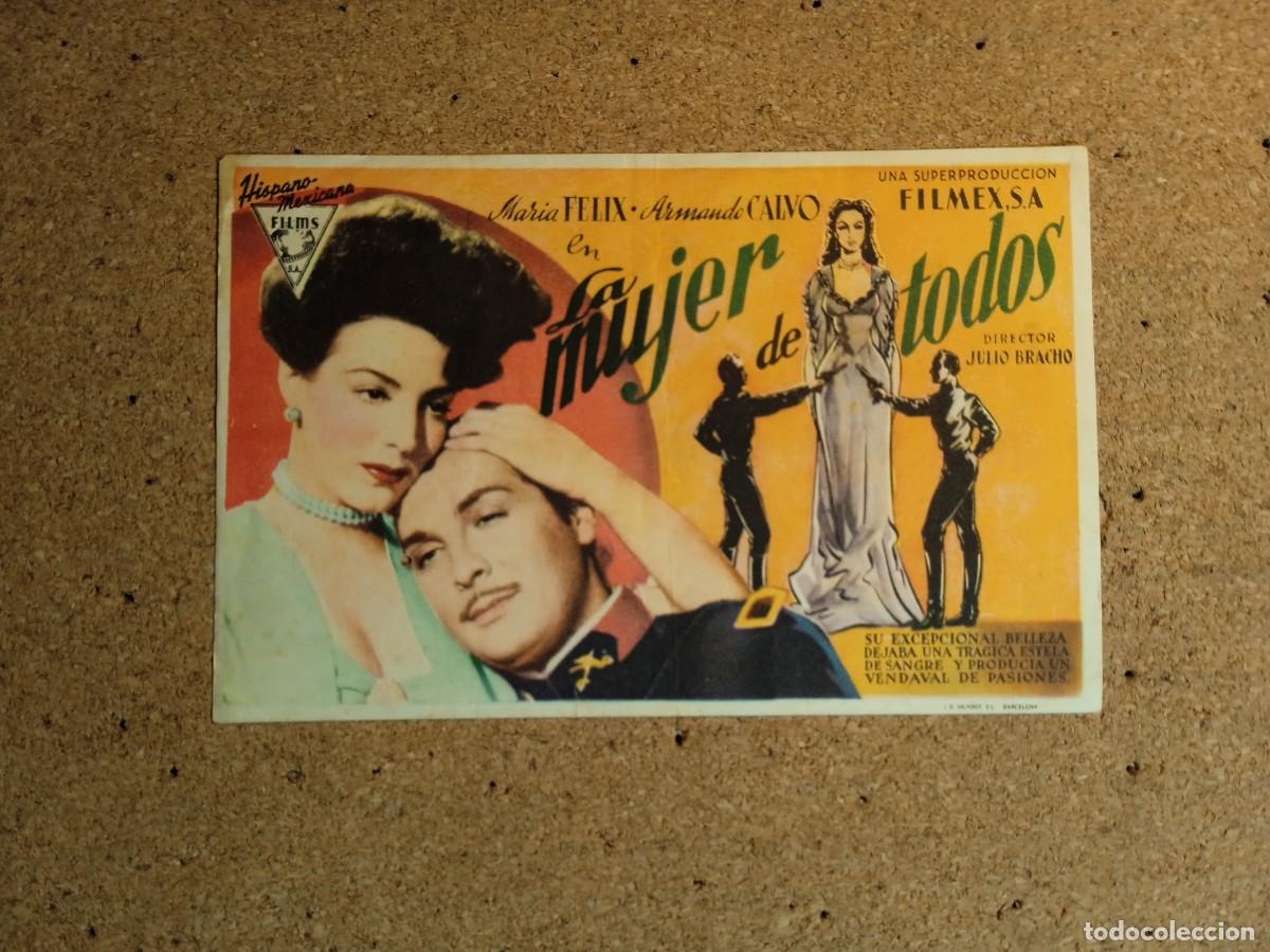 Folhetos de m&atilde;o de filmes antigos de cinema: FOLLETO DOBLE SIN PUBLICIDAD