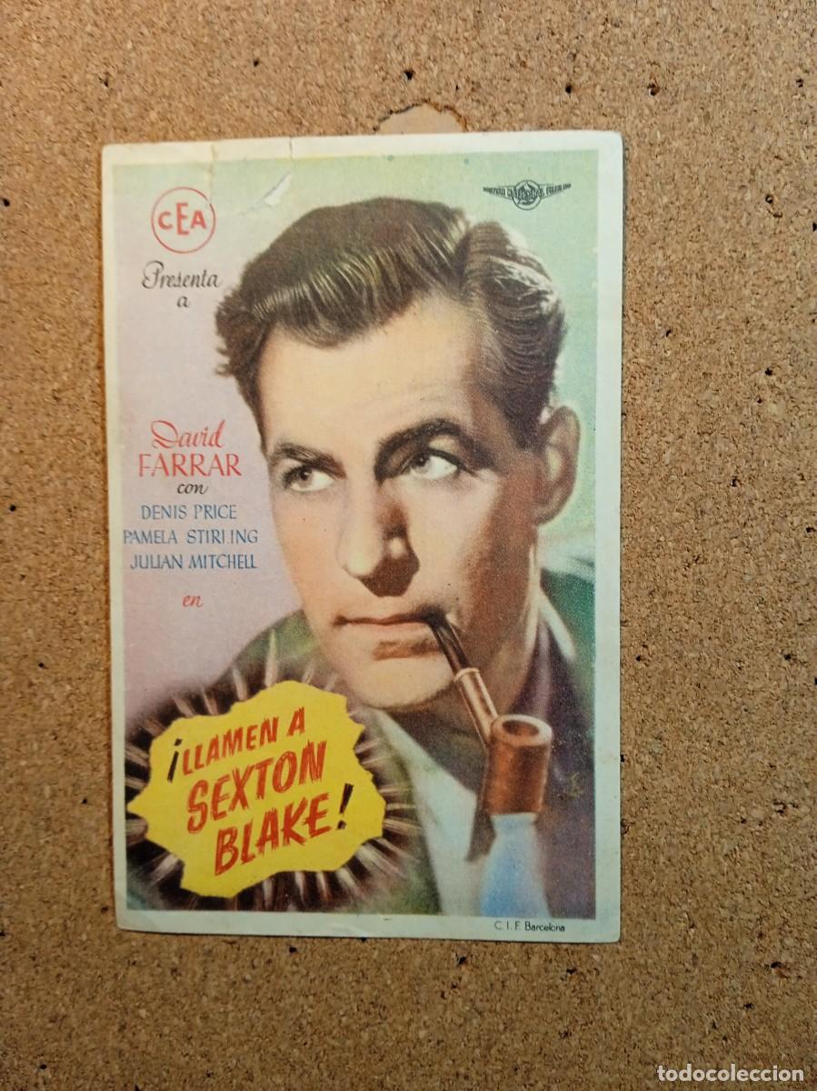  Flyers Publicitaires de films Anciens: FOLLETO DOBLE SIN PUBLICIDAD