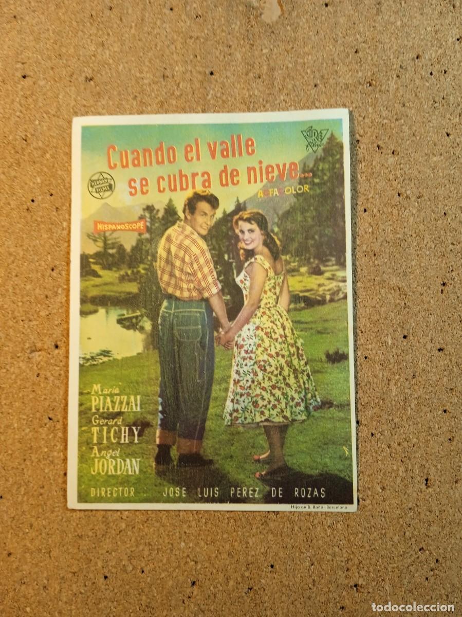 Cine: FOLLETO DOBLE SIN PUBLICIDAD