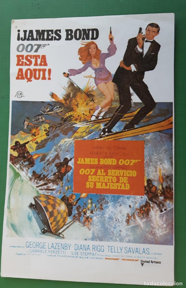 Cine: JAMES BOND 007, AL SERVICIO SECRETO DE SU MAJESTAD, GEORGE LAZENBY.