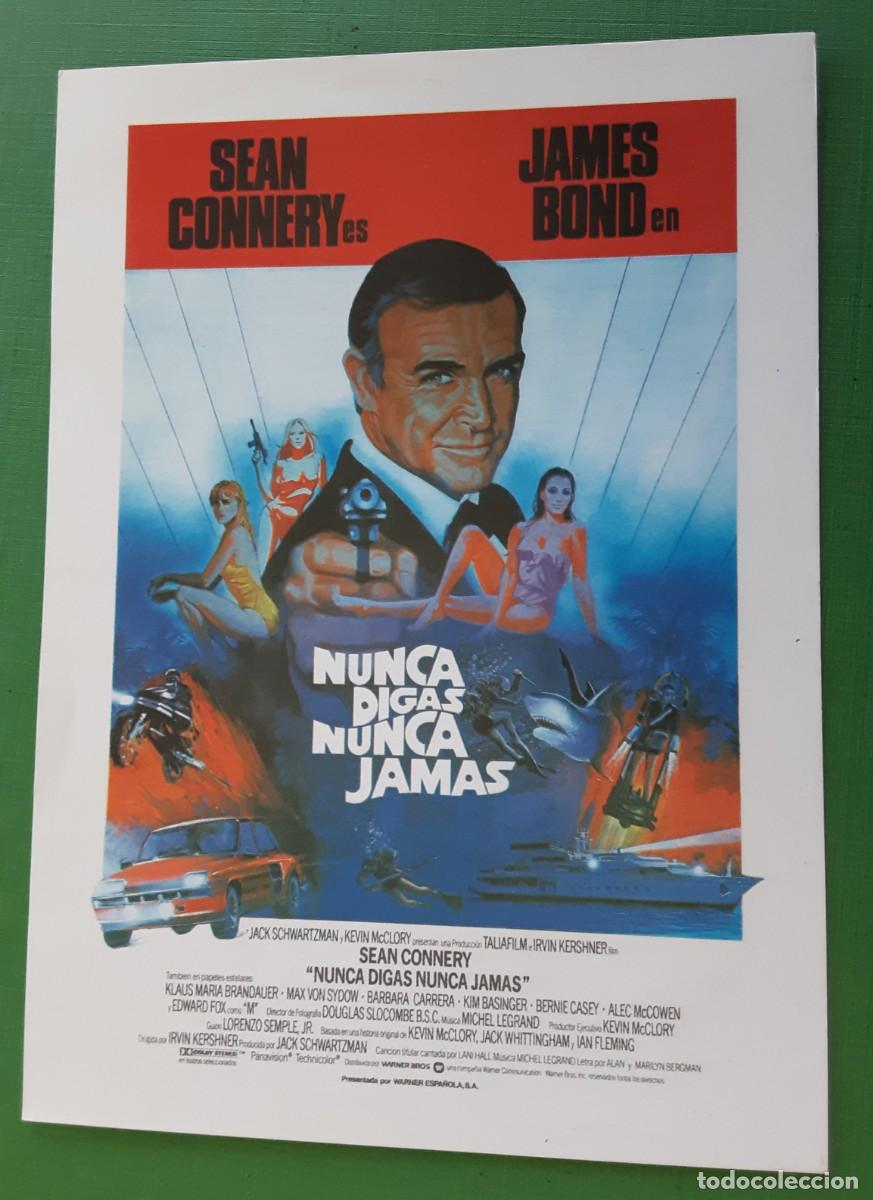 Cine: JAMES BOND NUNCA DIGAS NUNCA JAM&Aacute;S, SEAN CONNERY.