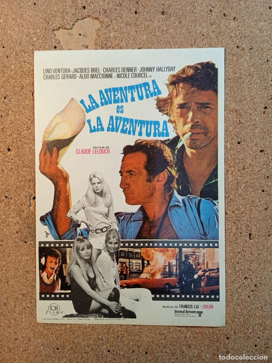 Folhetos de m&atilde;o de filmes antigos de cinema: FOLLETO DOBLE SIN PUBLICIDAD