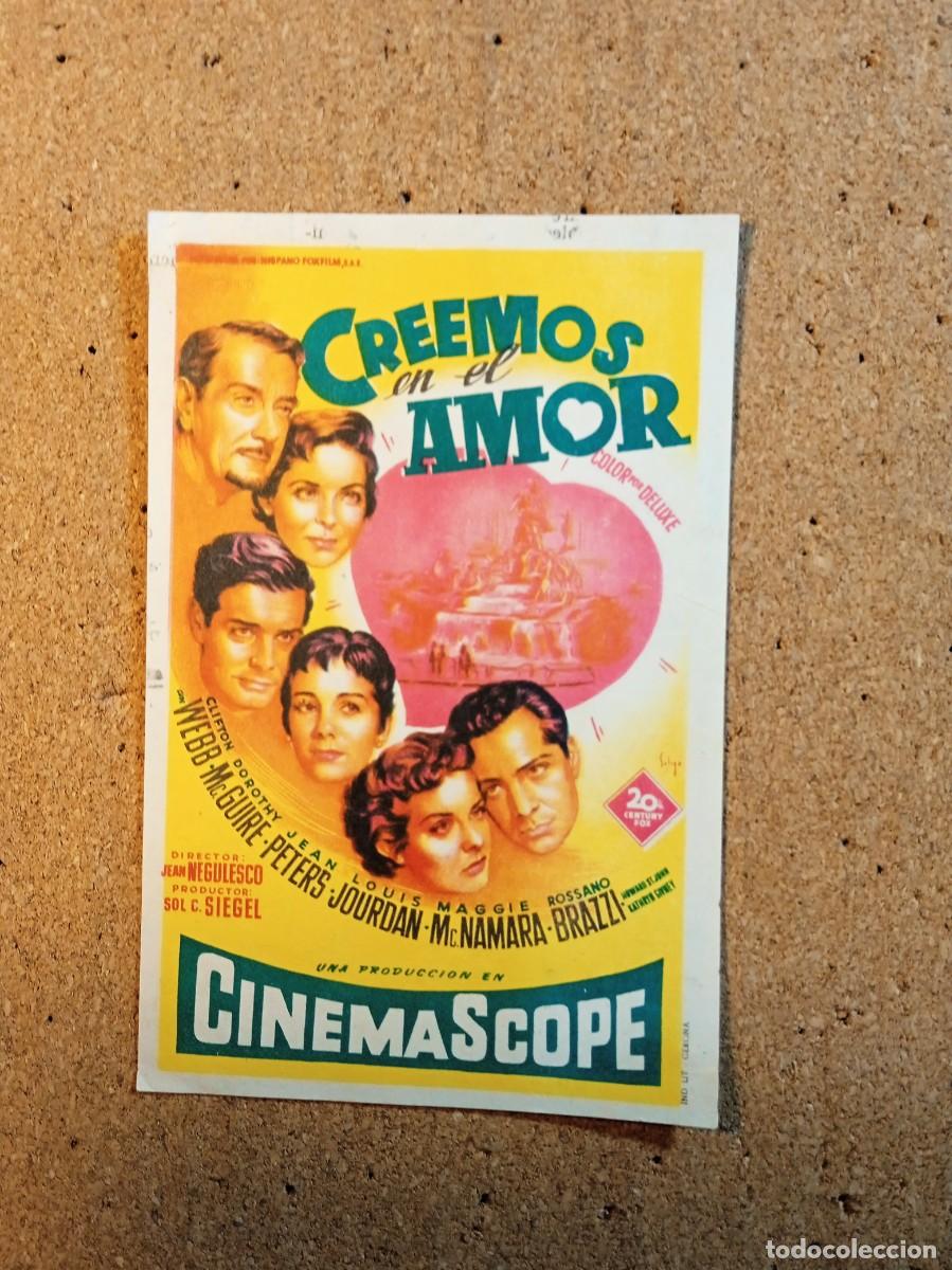 Cinema: FOLLETO DOBLE SIN PUBLICIDAD