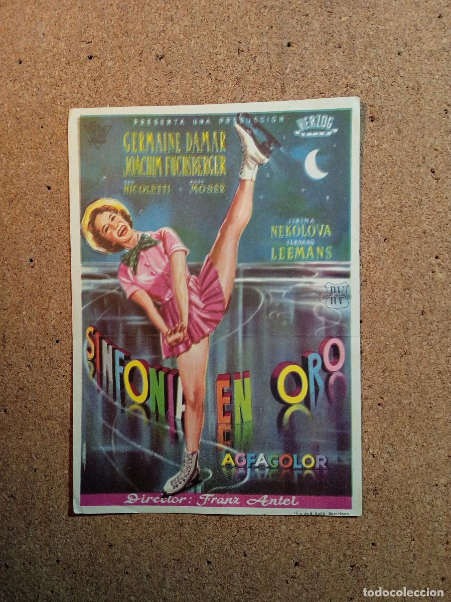 Cine: FOLLETO DOBLE SIN PUBLICIDAD