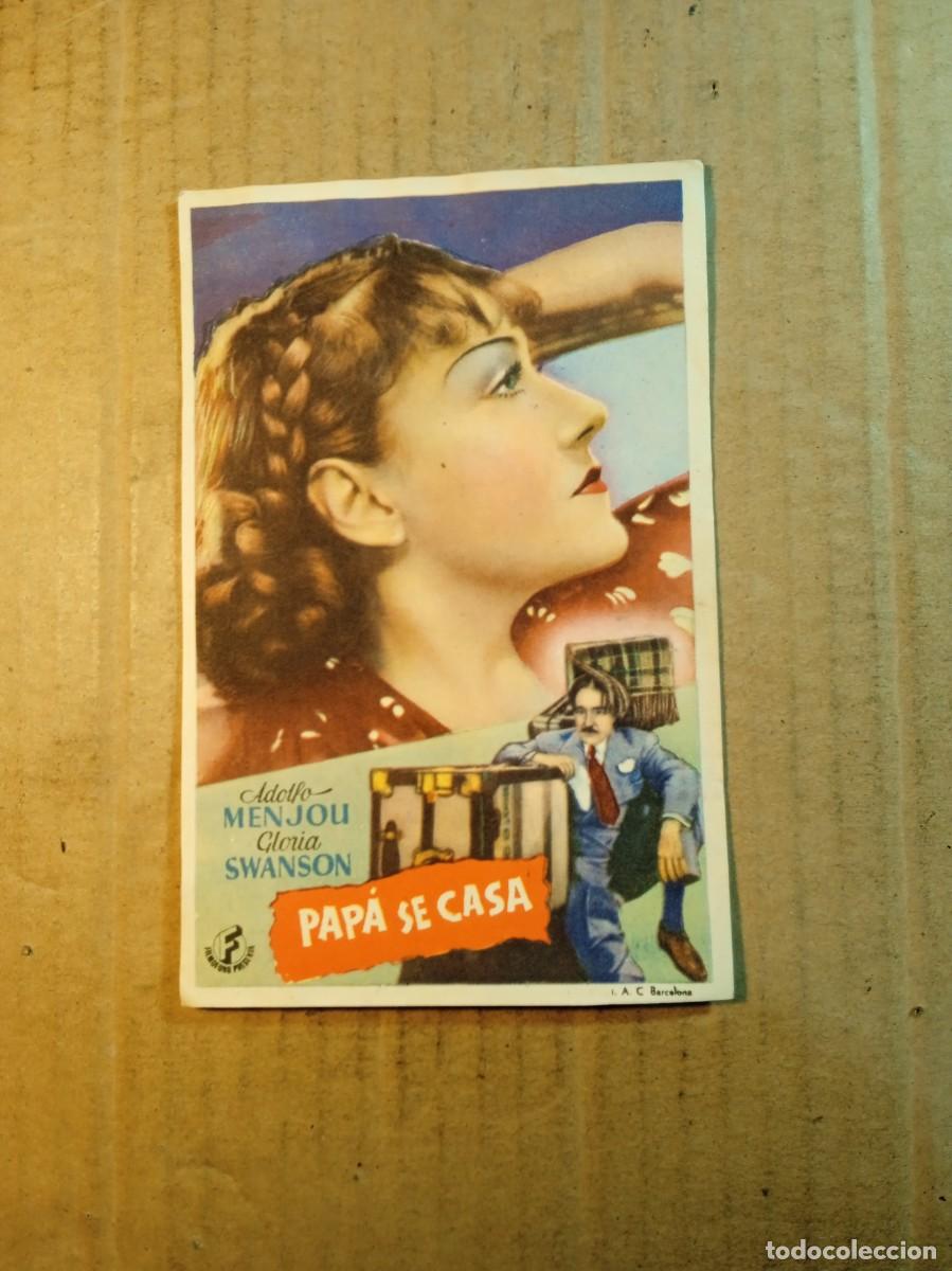  Flyers Publicitaires de films Anciens: FOLLETO DOBLE SIN PUBLICIDAD