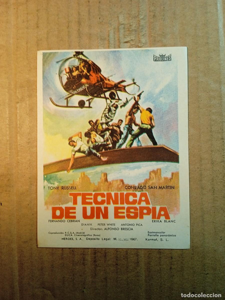 Cine: FOLLETO DOBLE SIN PUBLICIDAD