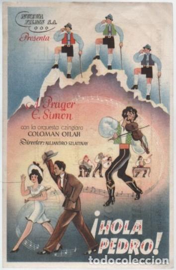 Cine: PROGRAMA DE CINE: &iexcl;HOLA PEDRO! PC-11324