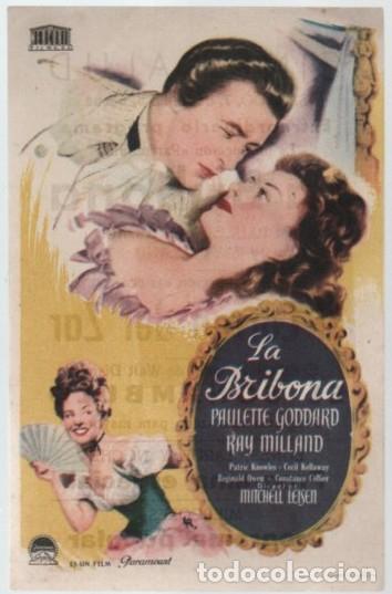 Cine: PROGRAMA DE CINE: LA BRIBONA PC-11326