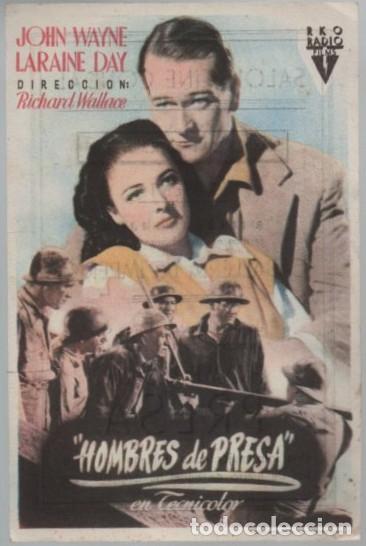 Cine: PROGRAMA DE CINE: HOMBRES DE PRESA PC-11332