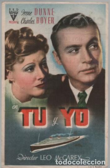 Cine: PROGRAMA DE CINE: TU Y YO PC-11335