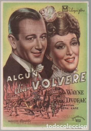 Cine: PROGRAMA DE CINE: ALGUN DIA VOLVERE PC-11339