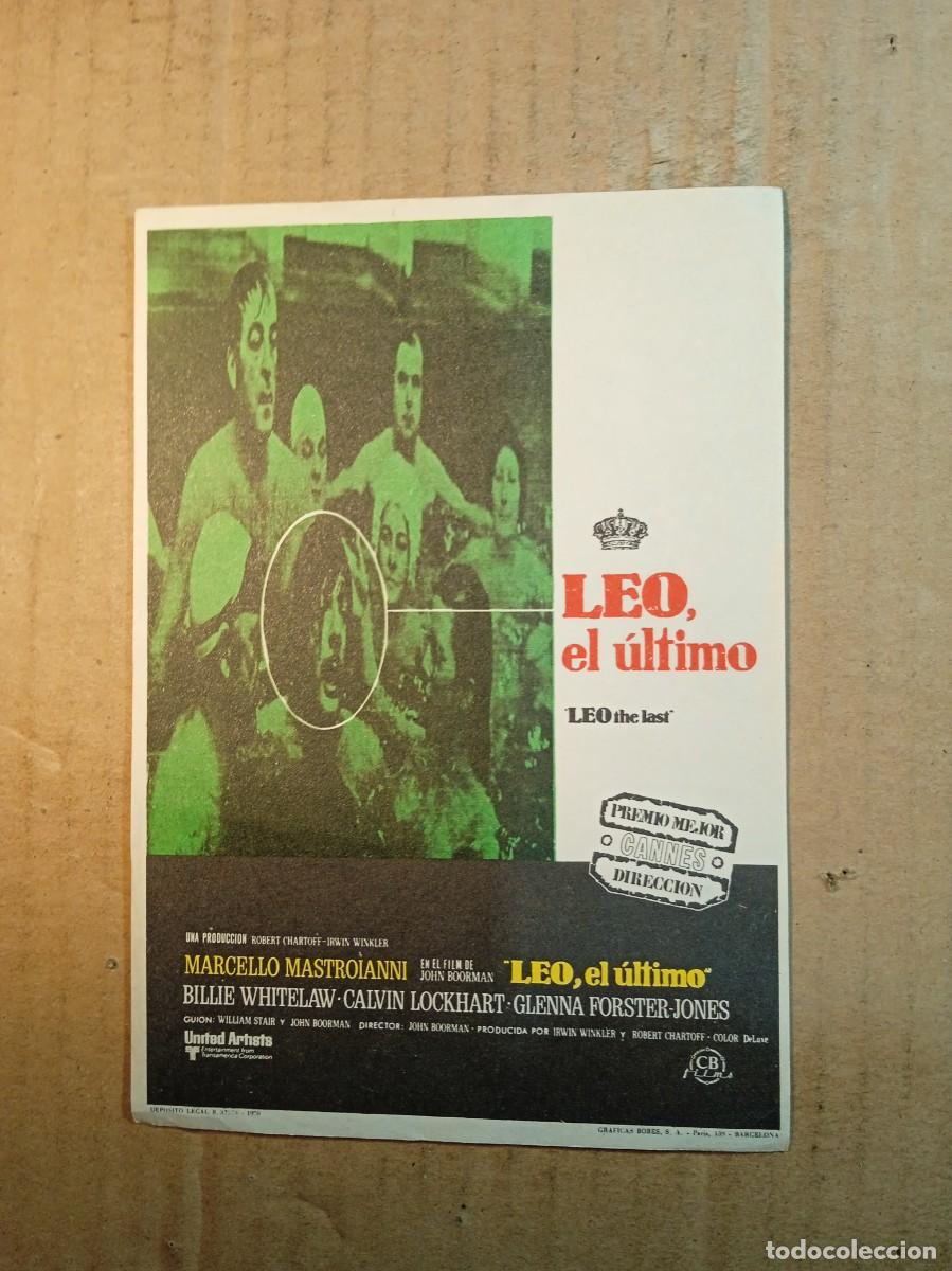 Cine: FOLLETO DOBLE SIN PUBLICIDAD