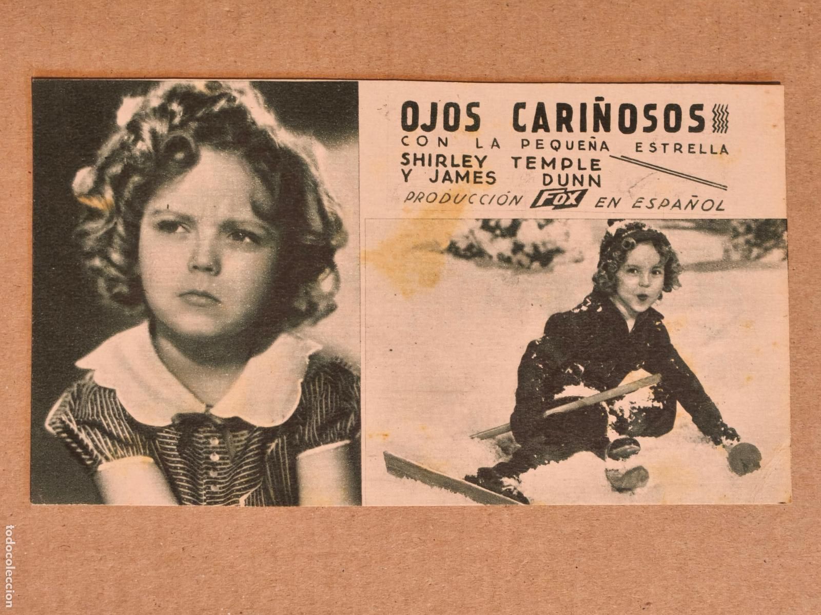 Cine: SHIRLEY TEMPLE OJOS CARI&Ntilde;OSOS PROGRAMA DE CINE 1936