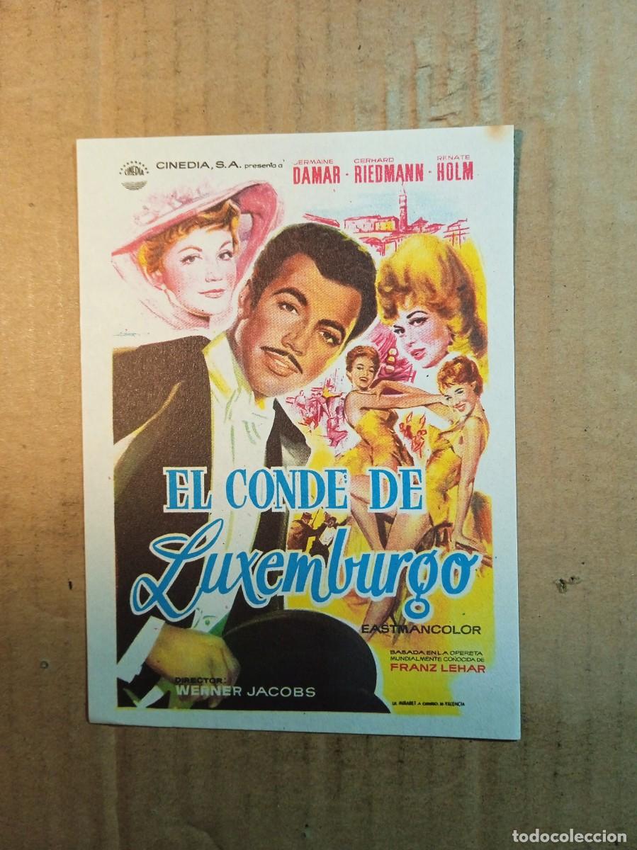 Cine: FOLLETO DOBLE SIN PUBLICIDAD