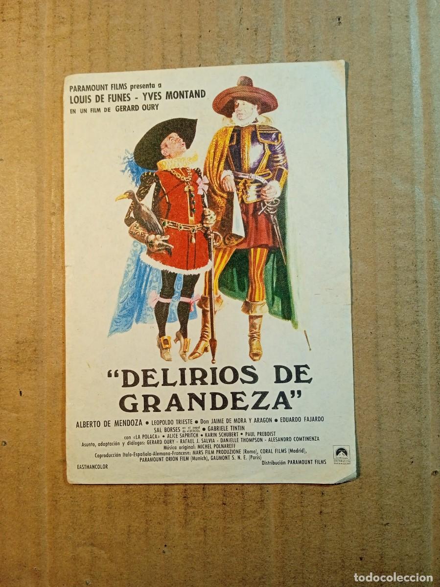 Cine: FOLLETO DOBLE SIN PUBLICIDAD