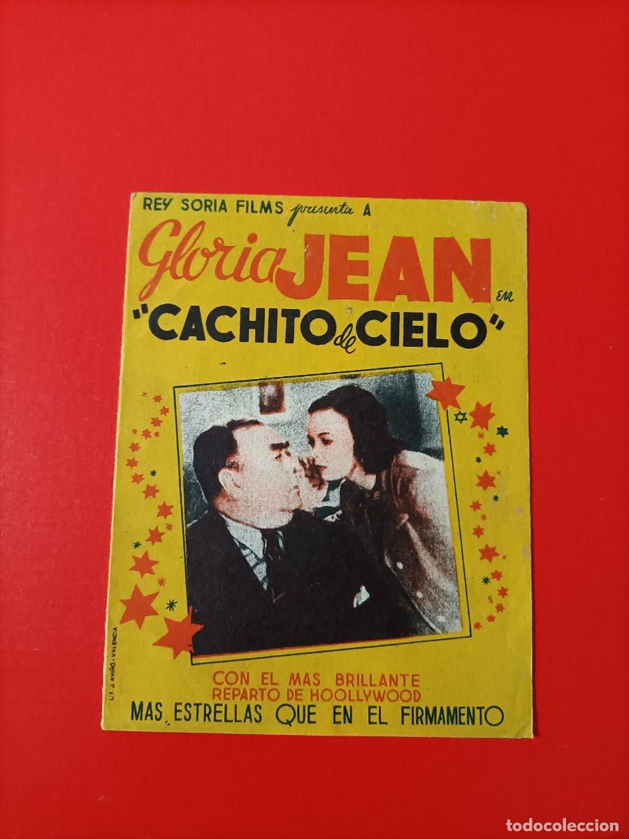 Cine: CACHITO DE CIELO. GLORIA JEAN. ROBERT STACK. EN EL DORSO DATOS DE LA SINOPSIS. ES DOBLE. - Foto 2