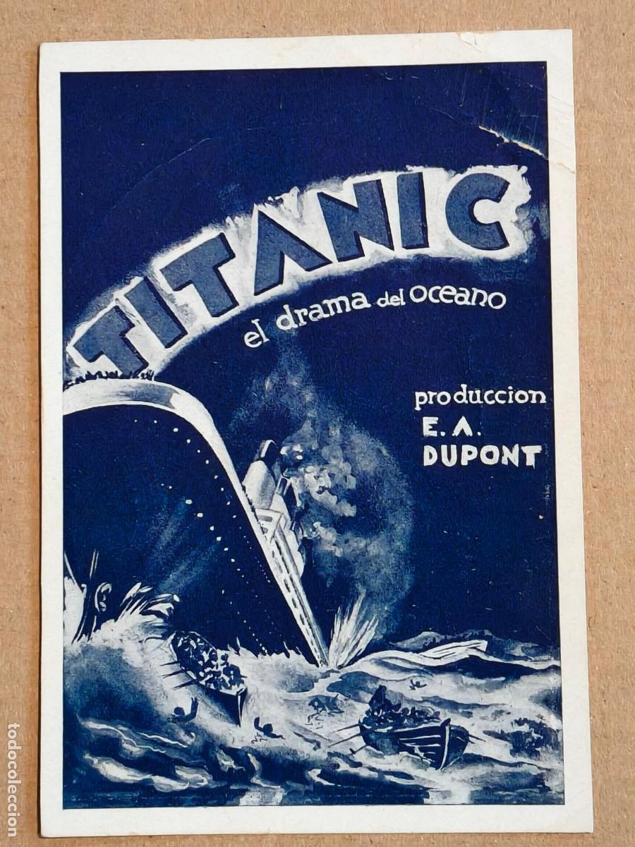 Cine: TITANIC PROGRAMA DE CINE 1932