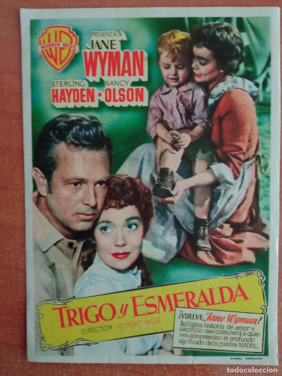 Cine: TRIGO Y ESMERALDA, JANE WYMAN, CENTRO PARROQUIAL, MATAR&Oacute;, 1956