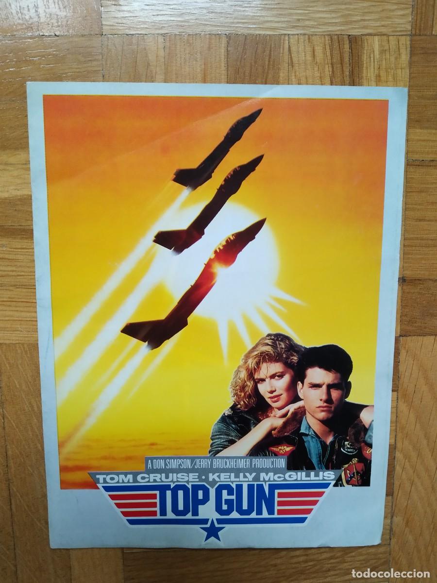  Foglietti di film di film antichi di cinema: PROGRAMA CINE TOP GUN TOM CRUISE KELLY MCGILLIS VER FOTOS