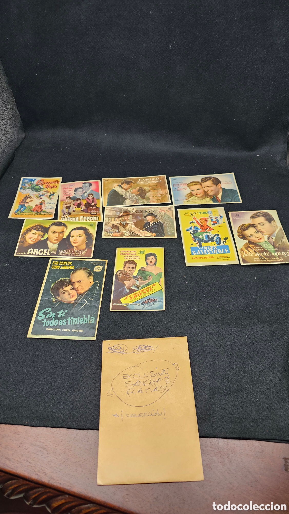 Cine: Lote de folletos de mano de cine antiguo ( exclusivas S&aacute;nchez Ramade )