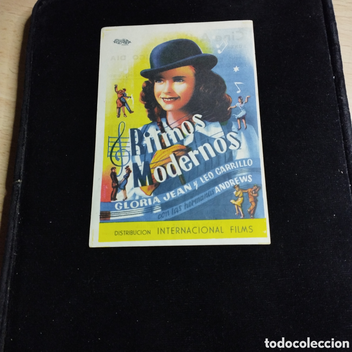 Cine: Programa de cine sencillo. Ritmos Modernos. Gloria Jean . Leo Carrillo. Cine Artigas.