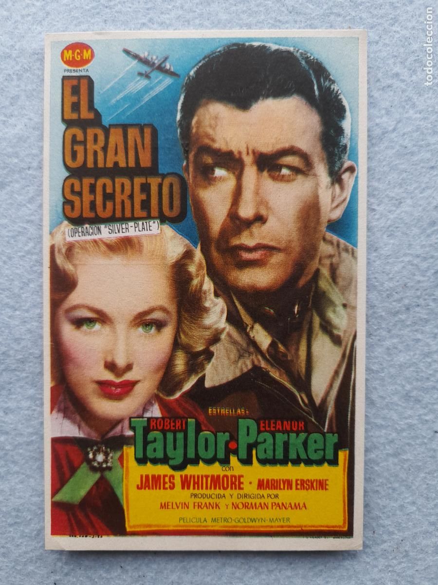 Kino: El Gran Secreto. Robert Taylor. Eleanor Parker.