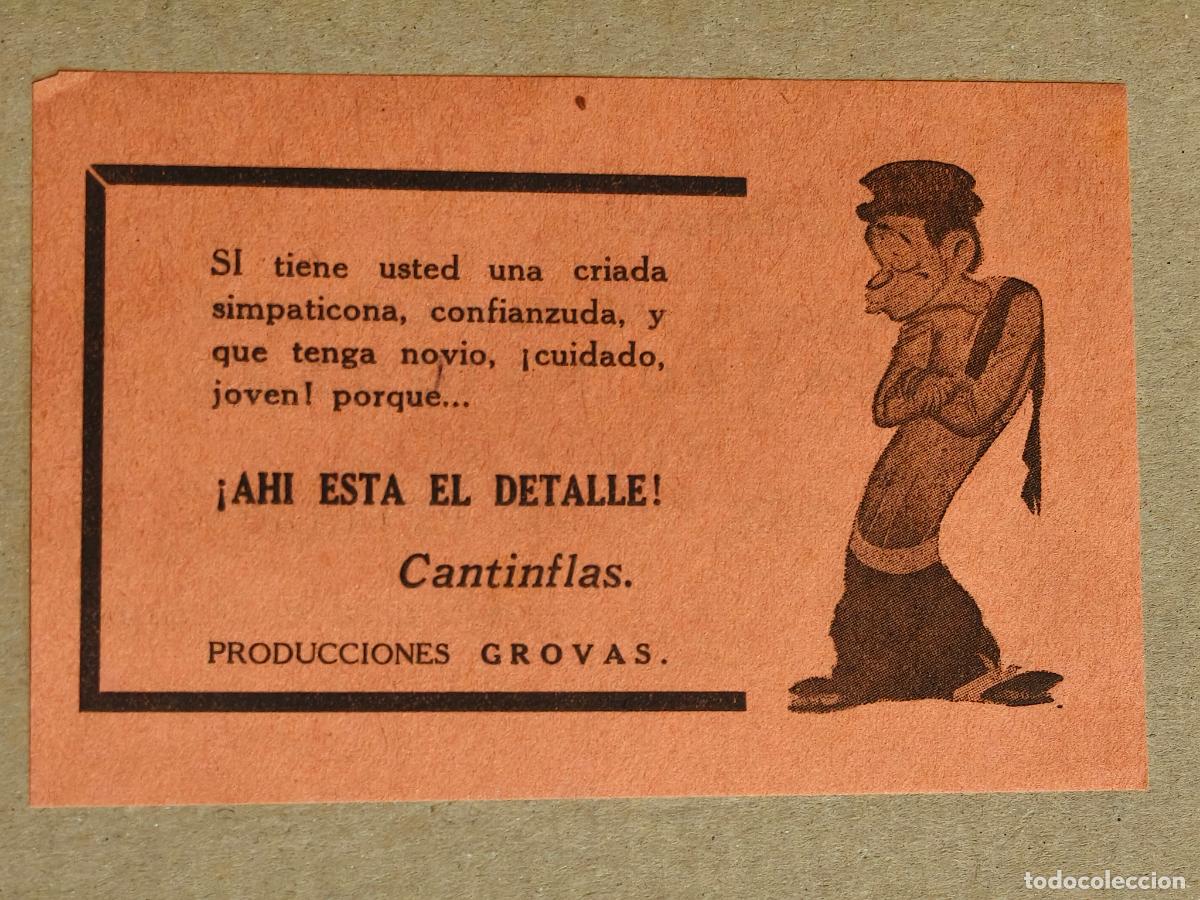 Cine: CANTINFLAS AHI ESTA EL DETALLE PROGRAMA DE CINE