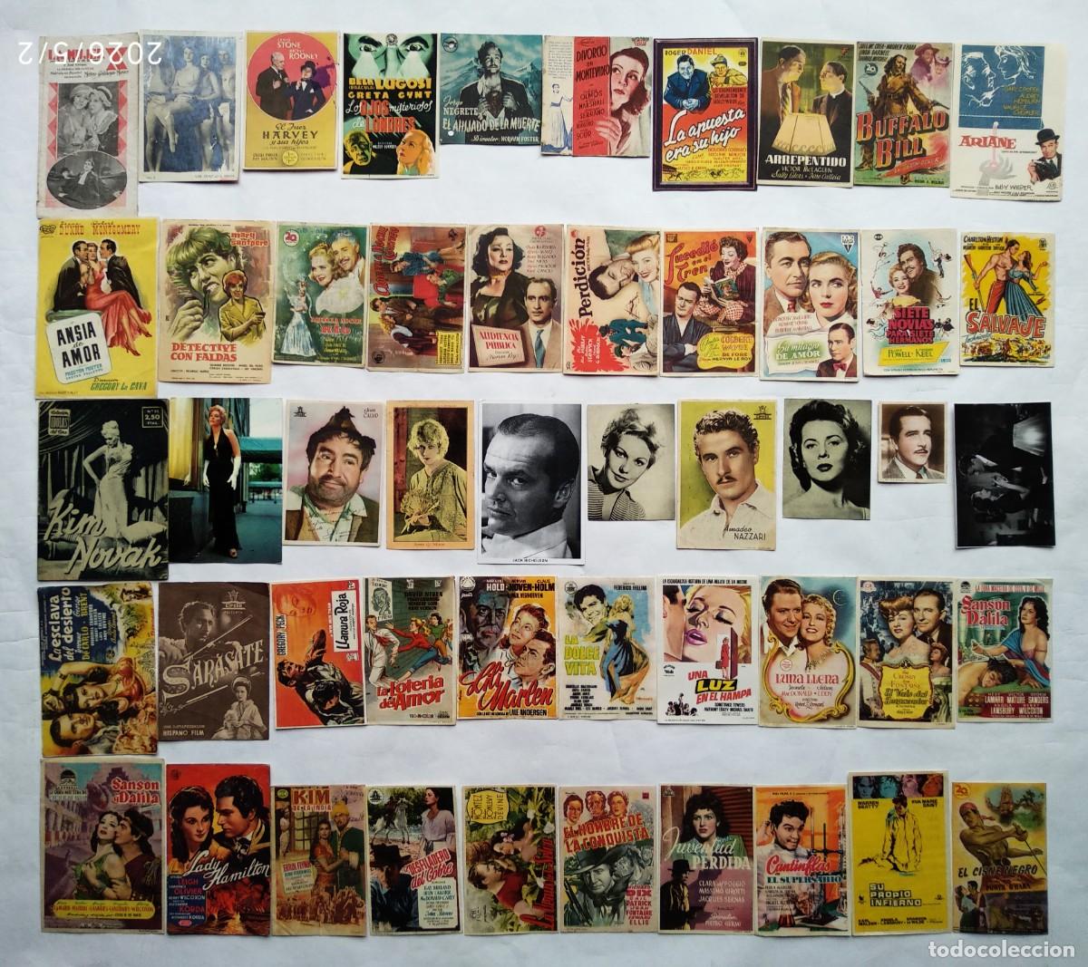 Kino: 50 PROGRAMAS VARIADOS, LOTE N&ordm; 285 ( 18 CON EL DORSO IMPRESO).