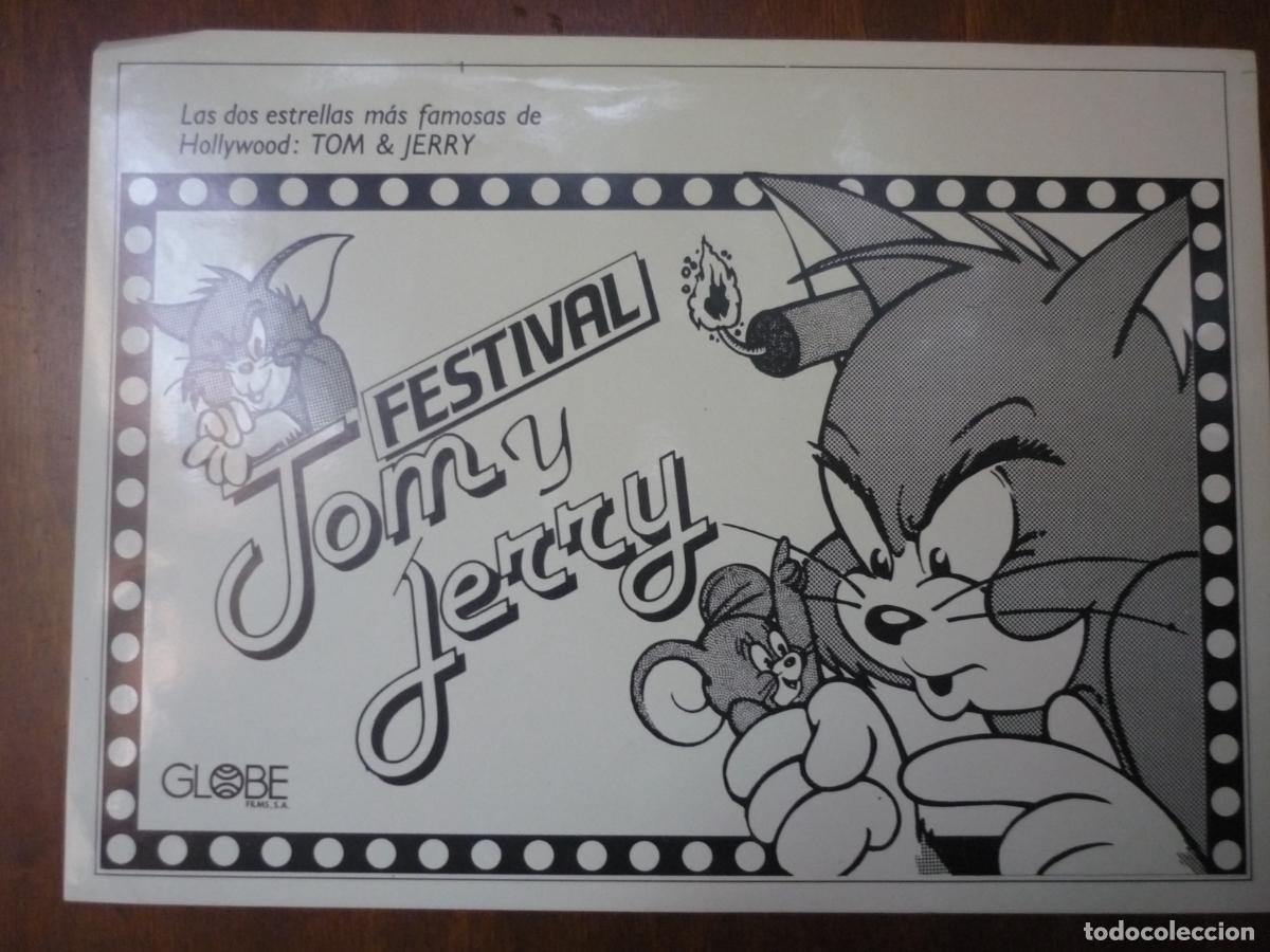 Cine: festival tom y jerry - folleta mono cliche de prensa - globe films - animacion