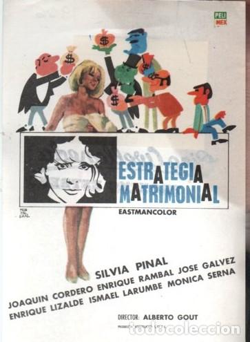 Cine: PROGRAMA DE CINE: ESTRATEGIA MATRIMONIAL PC-11347