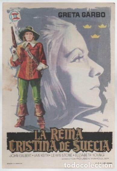 Cine: PROGRAMA DE CINE: LA REINA CRISTINA DE SUECIA PC-11352