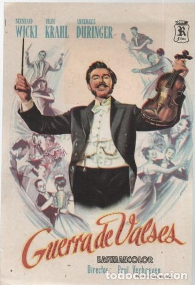 Cine: PROGRAMA DE CINE: GUERRA DE VALSES PC-11362